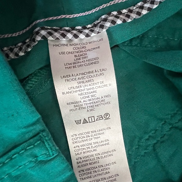 Maeve for Anthropologie The Colette High Waist Green Shorts - Picture 6 of 7